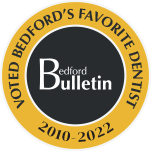 Voted Bedford's Best Dentist logo
