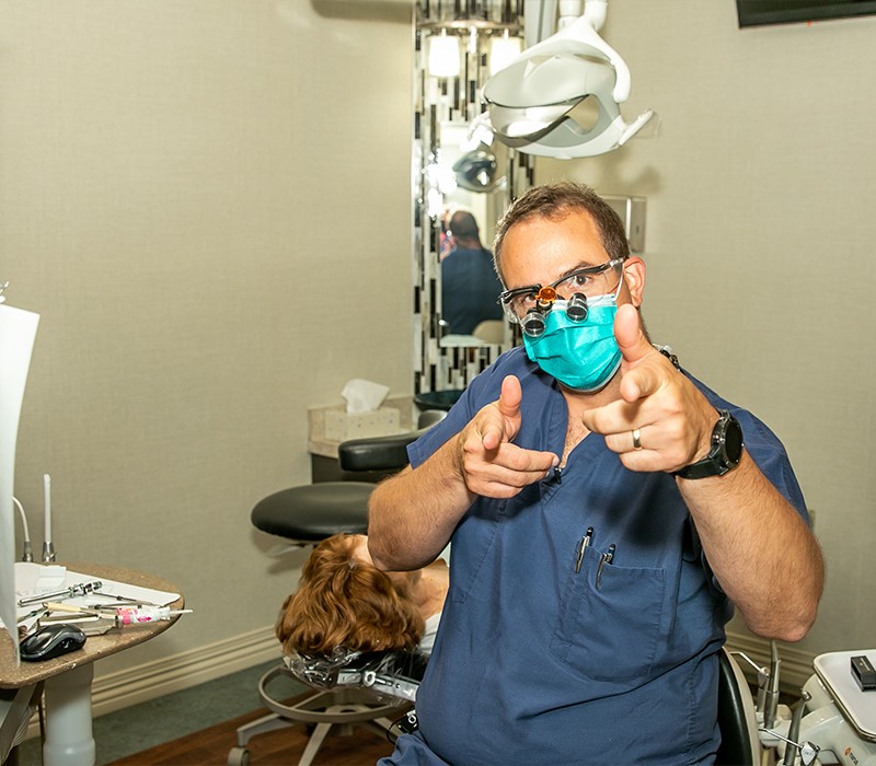 Bedford Virginia dentist in dental treatment room