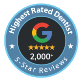 Top Rated Dentist on Google logo