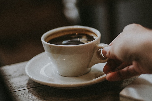 Cup of coffee that can cause tooth discoloration